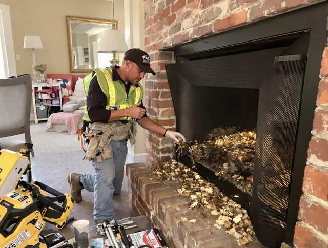 Safe screening installation by Millbury Chimney Sweep in Millbury, MA