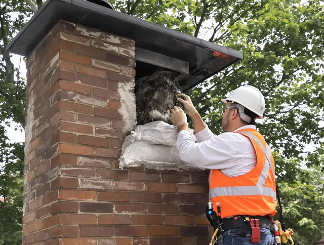 Humane removal of debris and animals by Millbury Chimney Sweep in Millbury, MA