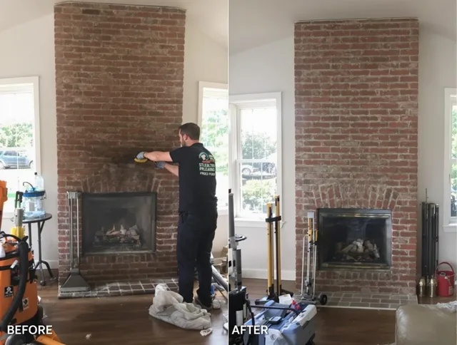 Finished chimney sweeping service by Millbury Chimney Sweep in Millbury, MA